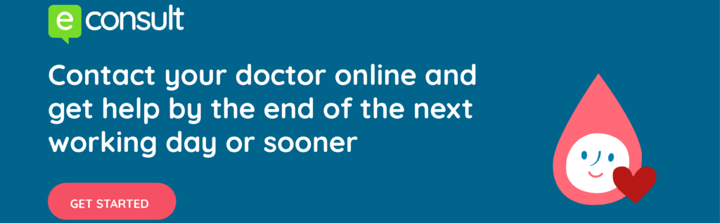 econsult online consultation service - contact your gp online